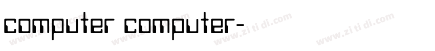 computer computer字体转换
